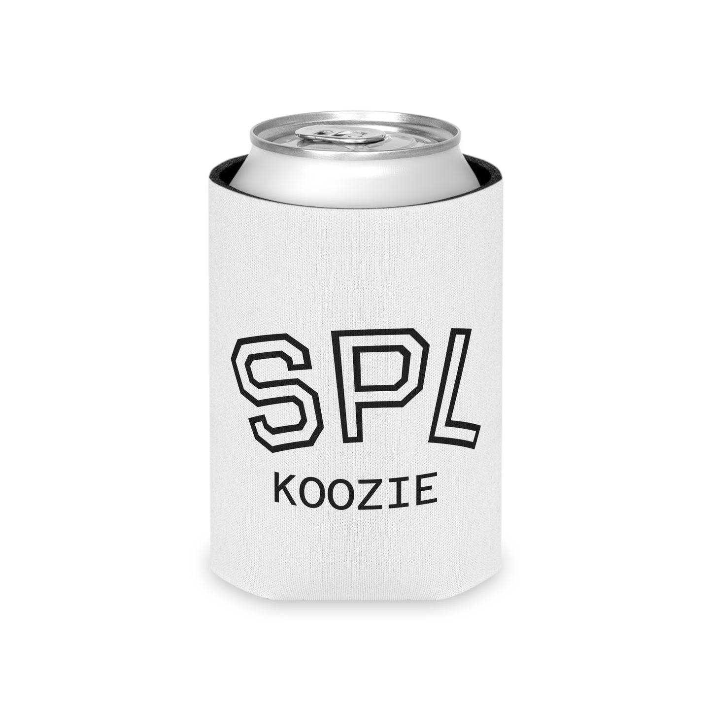 Can Cooler - SPl Style Beers Circle Logo Koozie (White)
